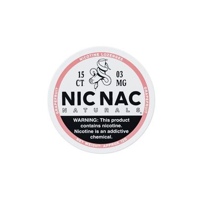 Nic Nac Grapefruit Nicotine Lozenges
