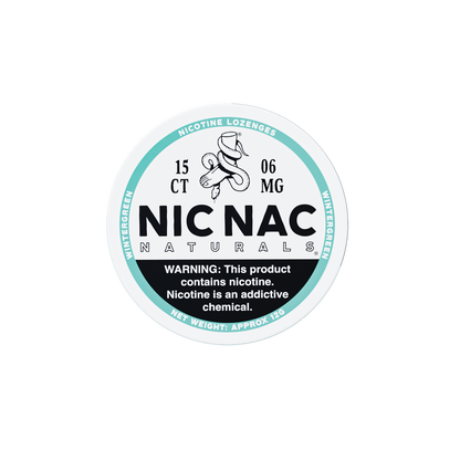 Nic Nac Wintergreen Nicotine Lozenges