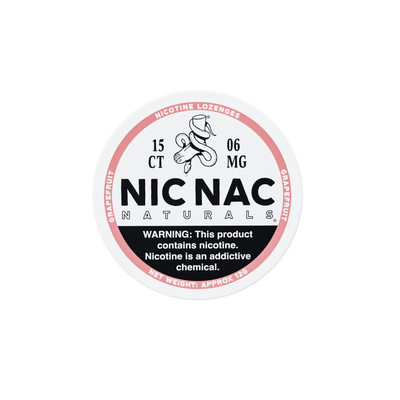 Nic Nac Grapefruit Old Design 6MG Nicotine Lozenges