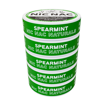 Nic Nac Spearmint 6MG Pack Of 5 Nicotine Lozenges