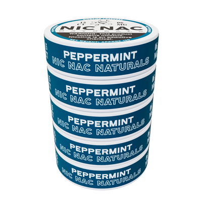 Nic Nac Peppermint 6MG Pack Of 5 Nicotine Lozenges