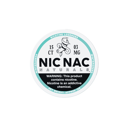 Nic Nac Wintergreen Nicotine Lozenges