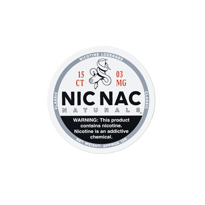 Nic Nac Classic Old Design 3MG Nicotine Pouches