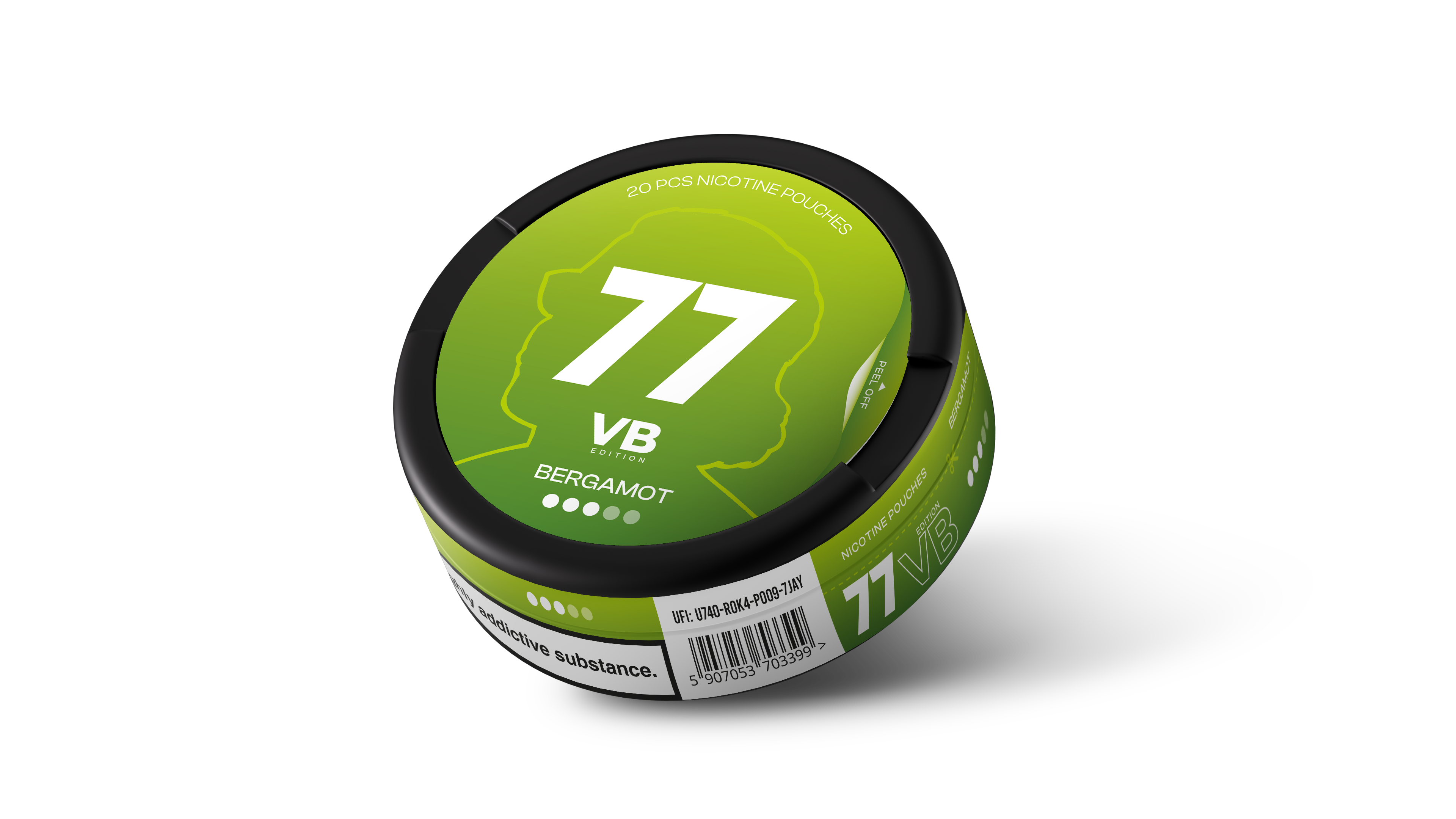 77 VB Edition Bergamot Nicotine Pouches