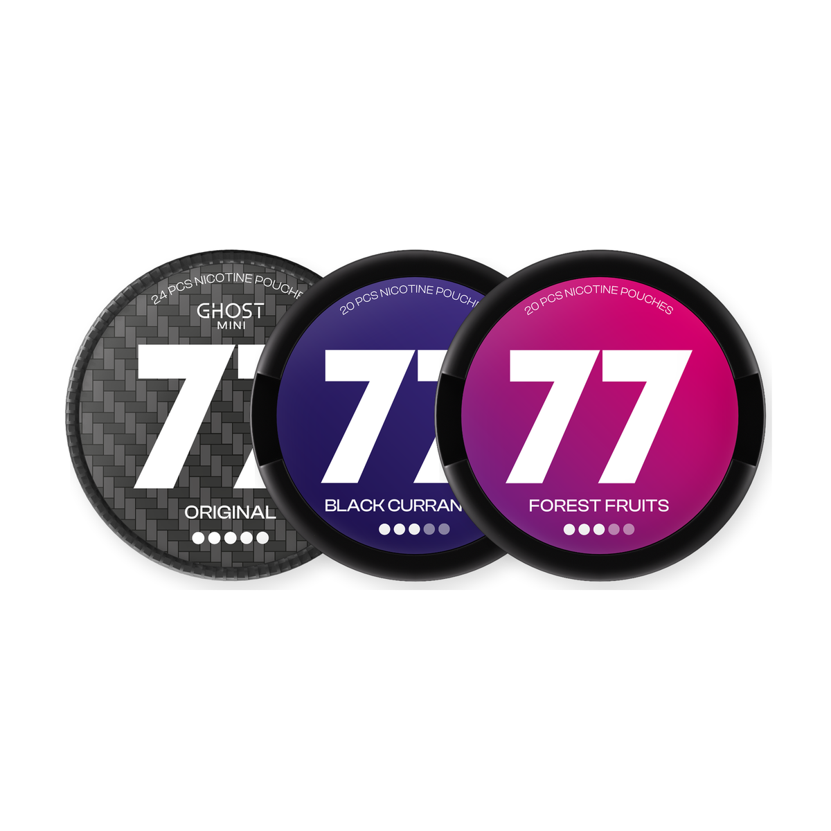 77 Top 3 Bundle Nicotine Pouches