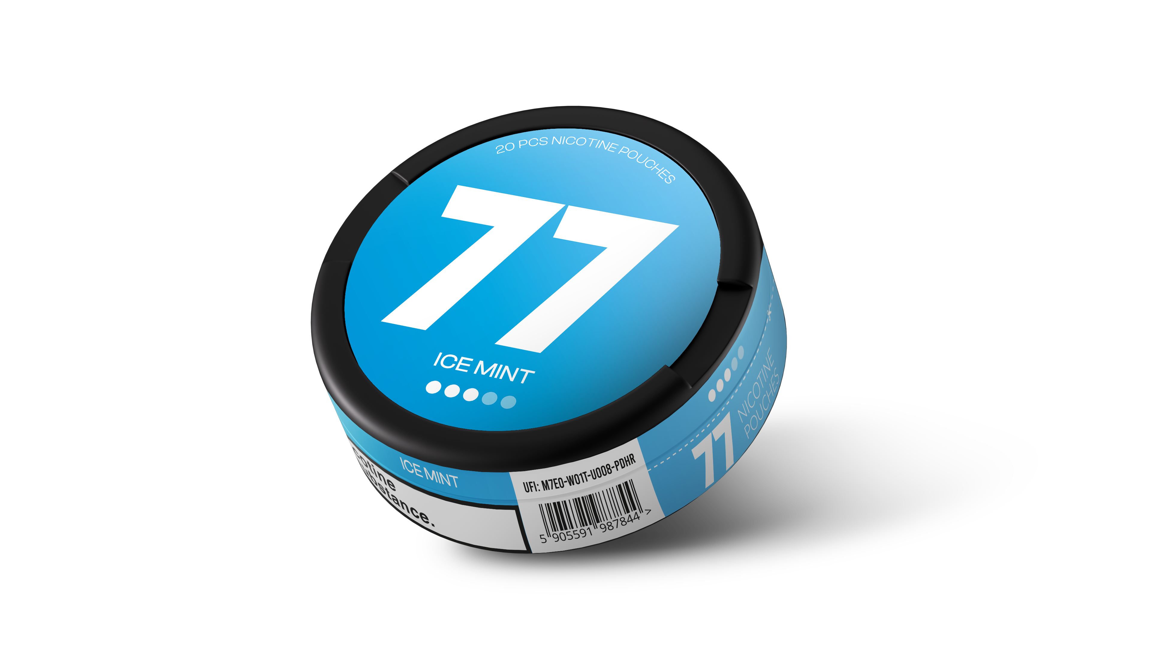 77 Ice Mint Nicotine Pouches