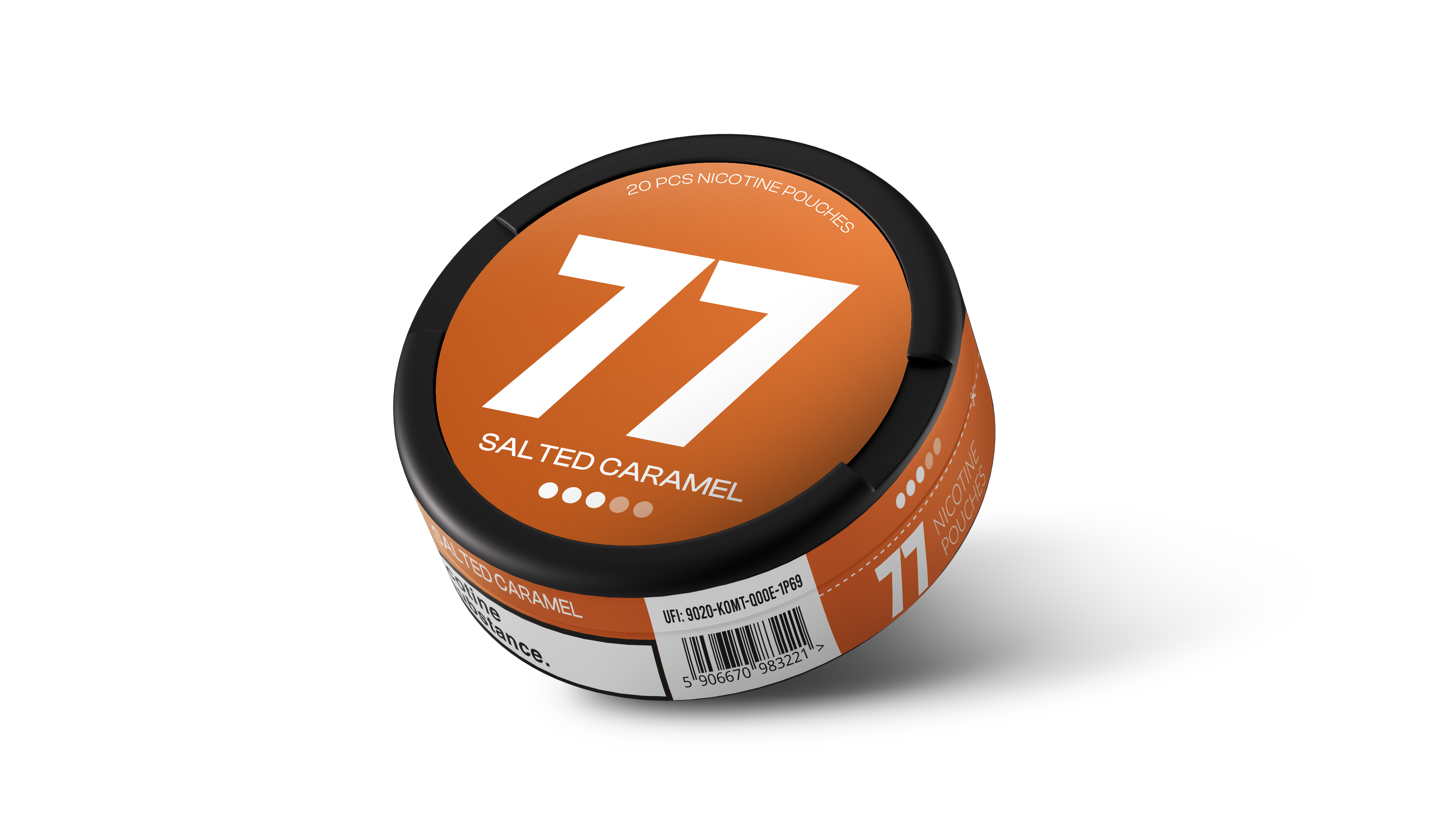 77 Salted Caramel Nicotine Pouches