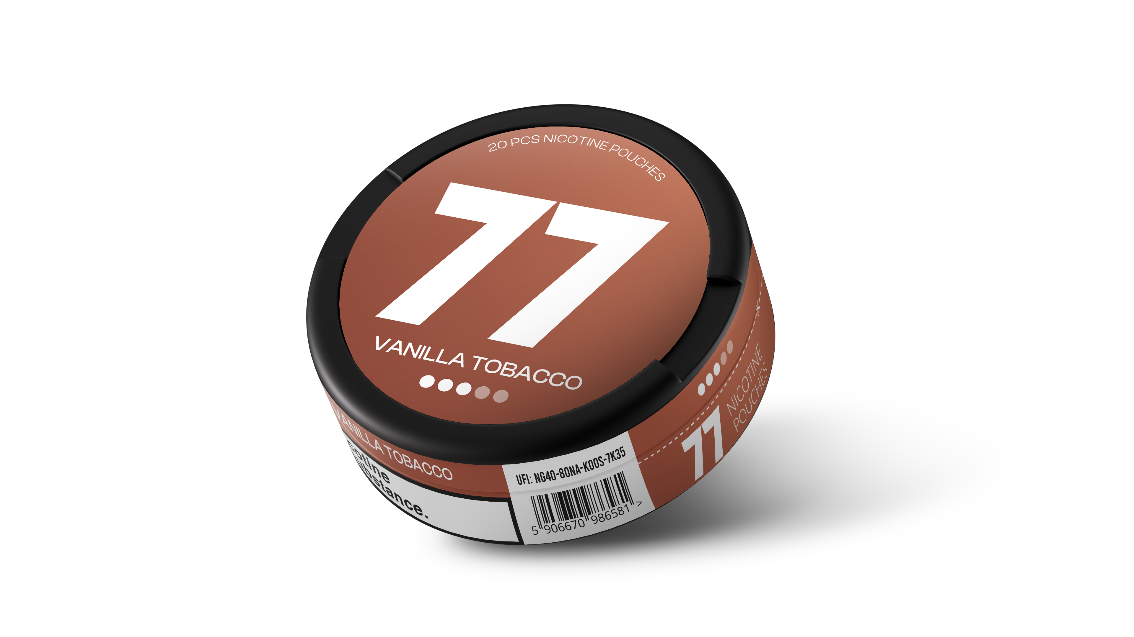 77 Vanilla Tobacco Nicotine Pouches