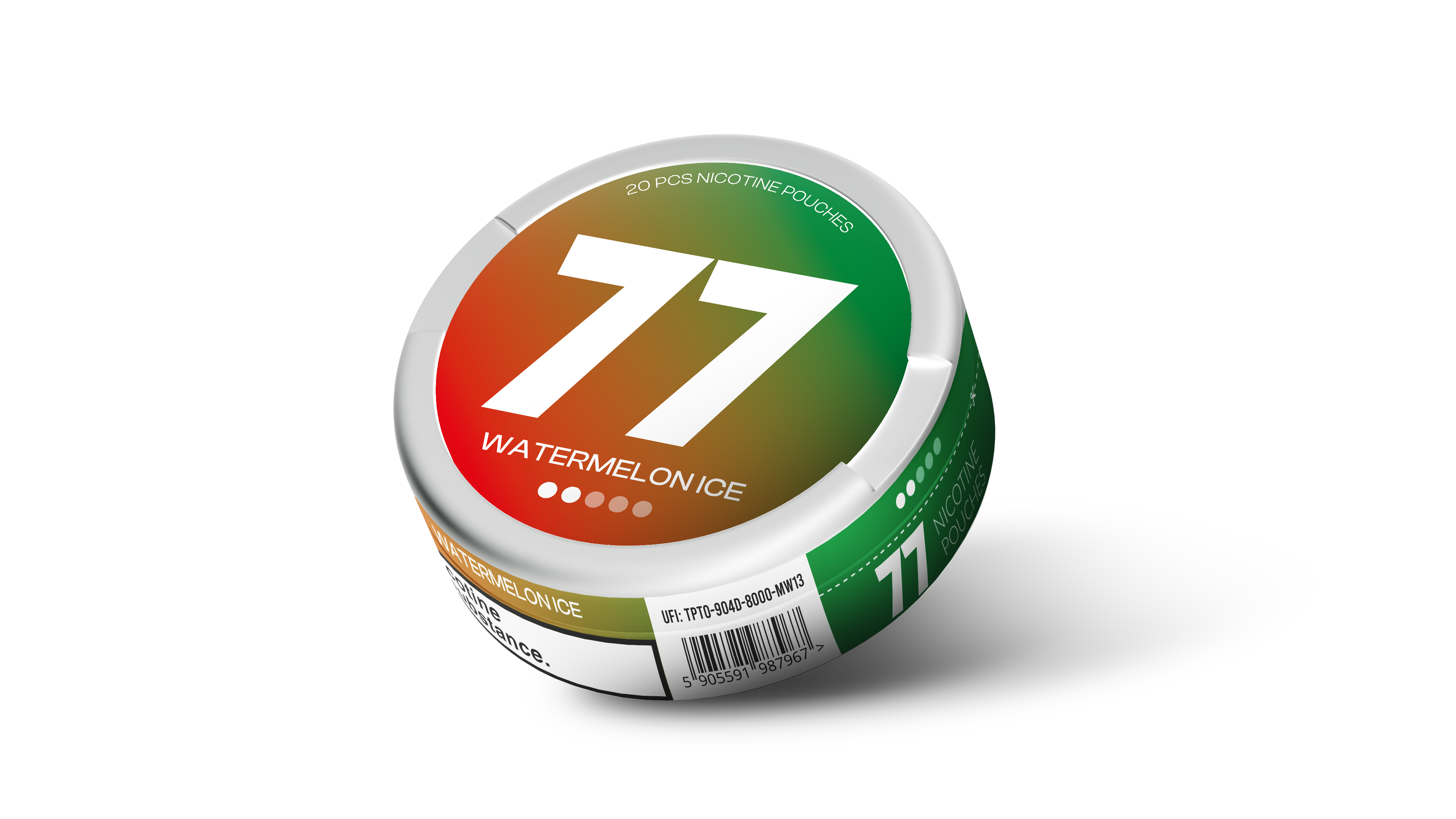 77 Watermelon Ice Nicotine Pouches