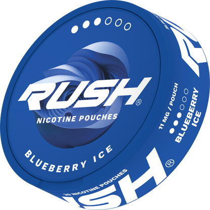 Rush Pro Blueberry Ice Side View Nicotine Pouches