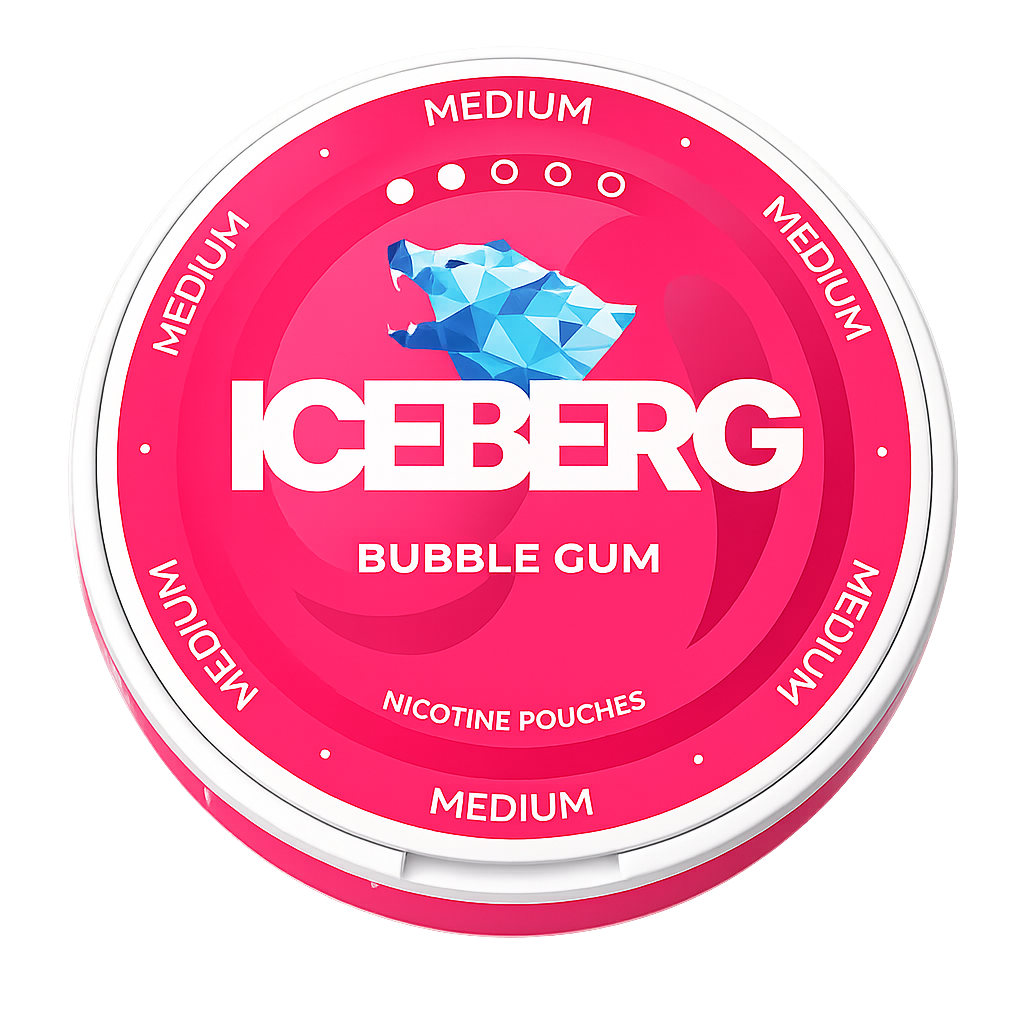Iceberg Medium Bubblegum 20MG Nicotine Pouches