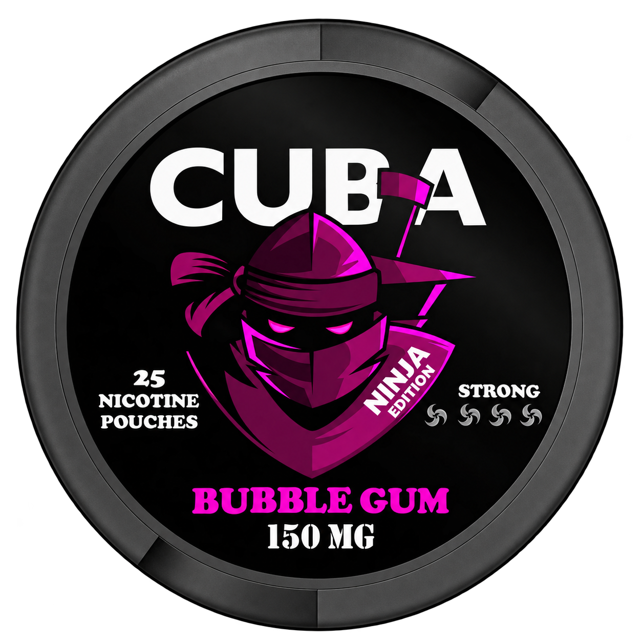 Cuba Ninja Bubblegum 150MG Nicotine Pouches