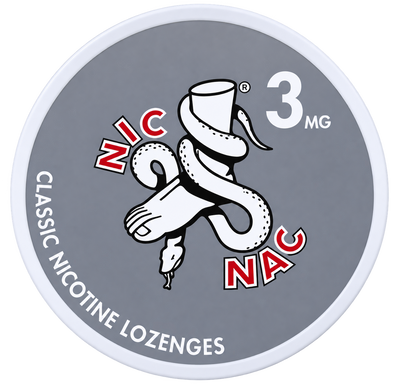 Nic Nac Classic 3MG Nicotine Lozenges