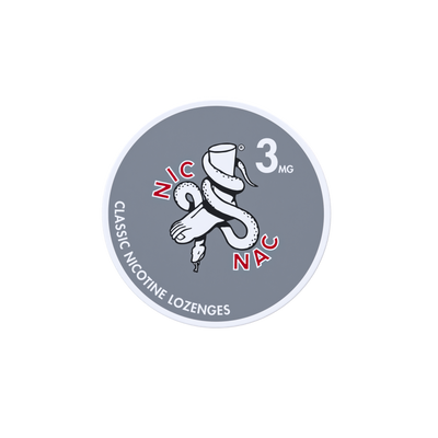 Nic Nac Classic 3MG Nicotine Lozenges