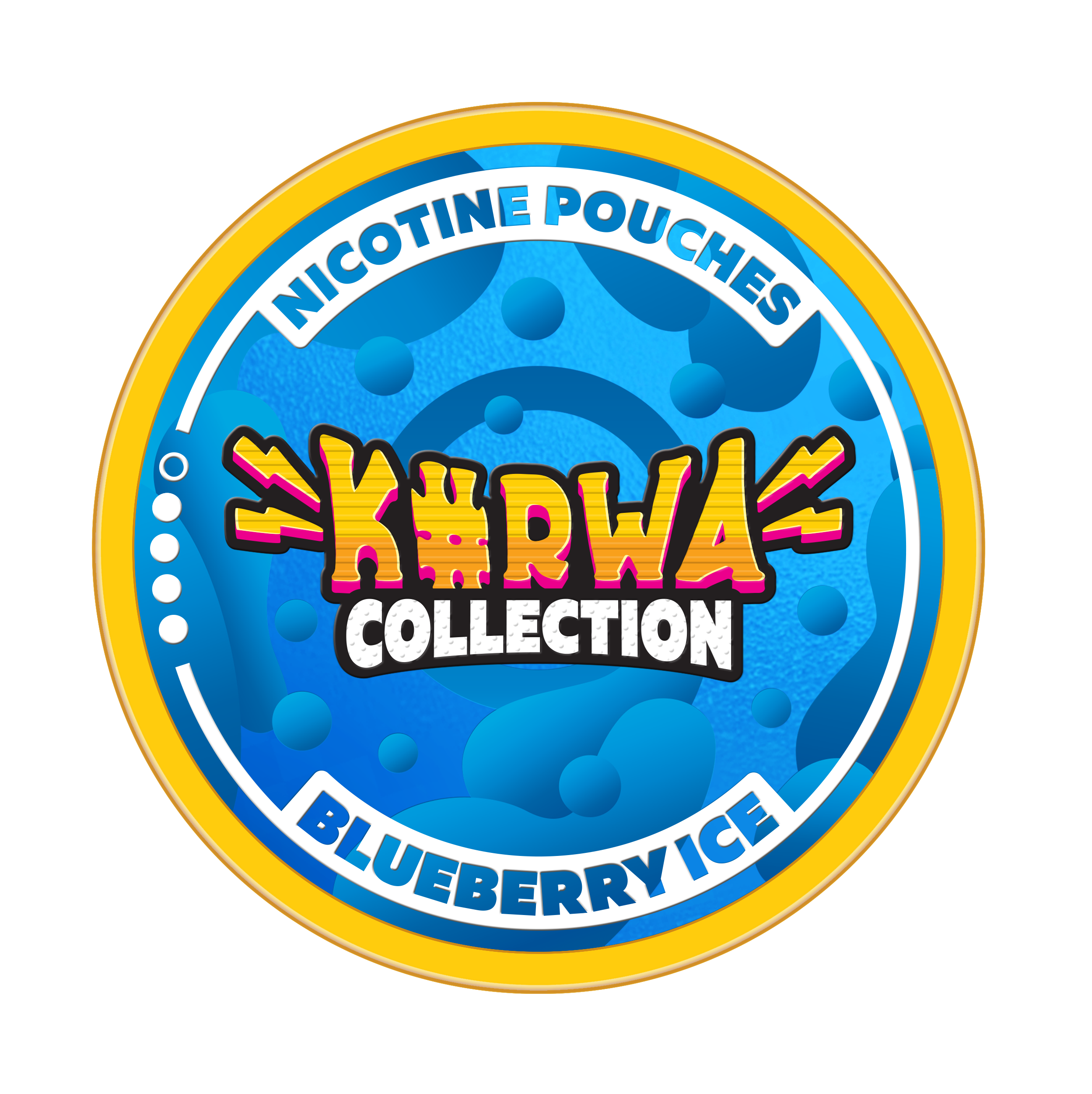 Kurwa Collection Blueberry Ice Nicotine Pouches