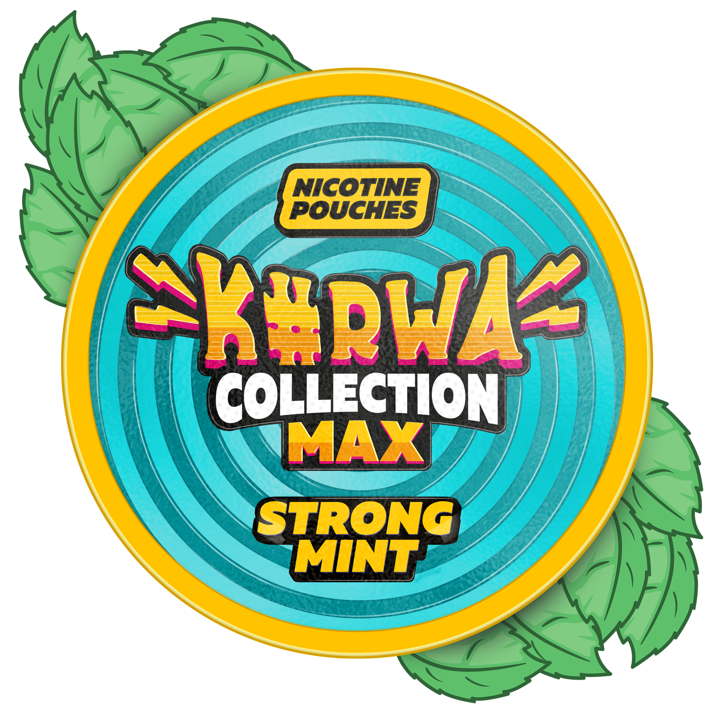 Kurwa Collection Max Strong Mint Nicotine Pouches