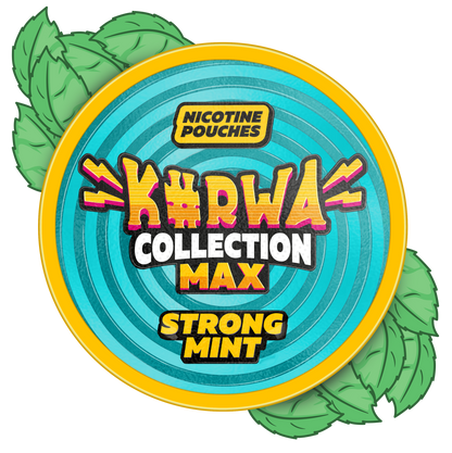 Kurwa Collection Max Strong Mint Nicotine Pouches
