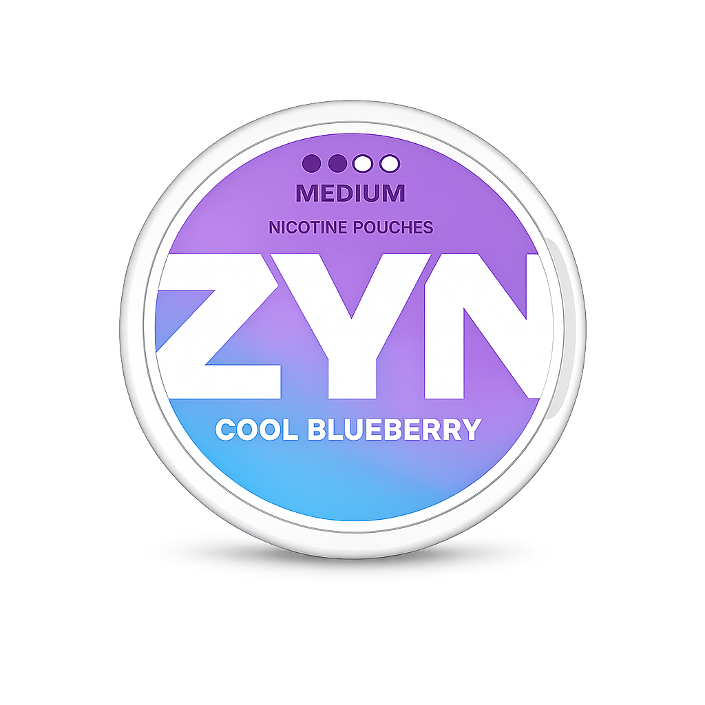 ZYN Cool Blueberry Medium 6MG Nicotine Pouches