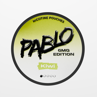 Pablo Kiwi 6MG Edition Nicotine Pouches Front View