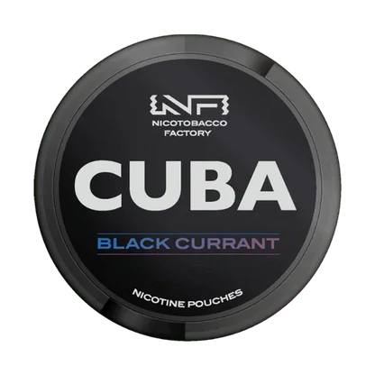 Cuba Black Blackcurrant Nicotine Pouches
