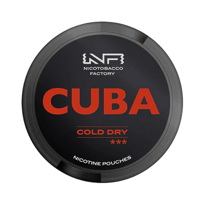 Cuba Black Cold Dry Nicotine Pouches