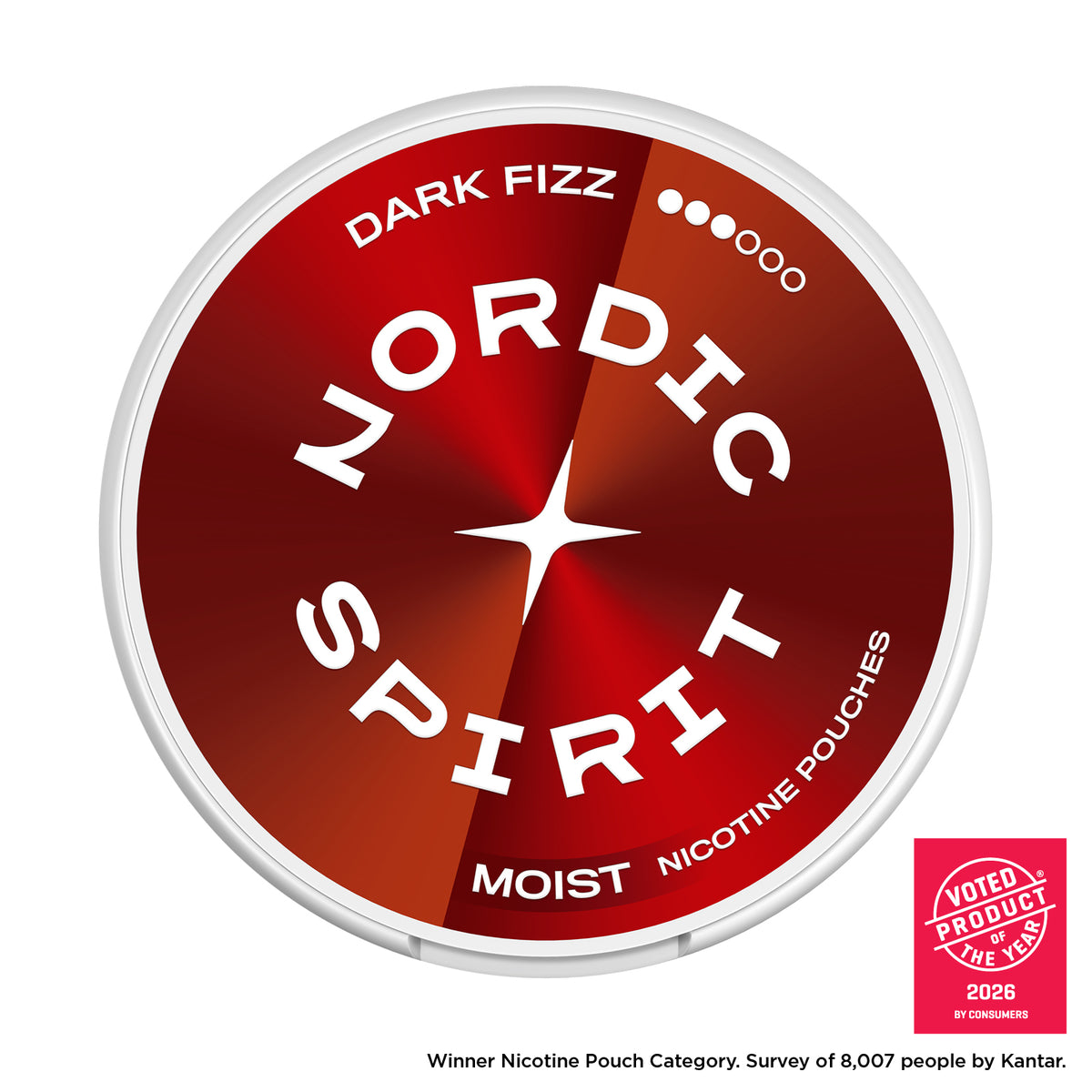 Nordic Spirit Dark Fizz Strong Moist Nicotine Pouches