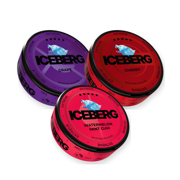 Iceberg Extreme Top 3 Bundle Nicotine Pouches