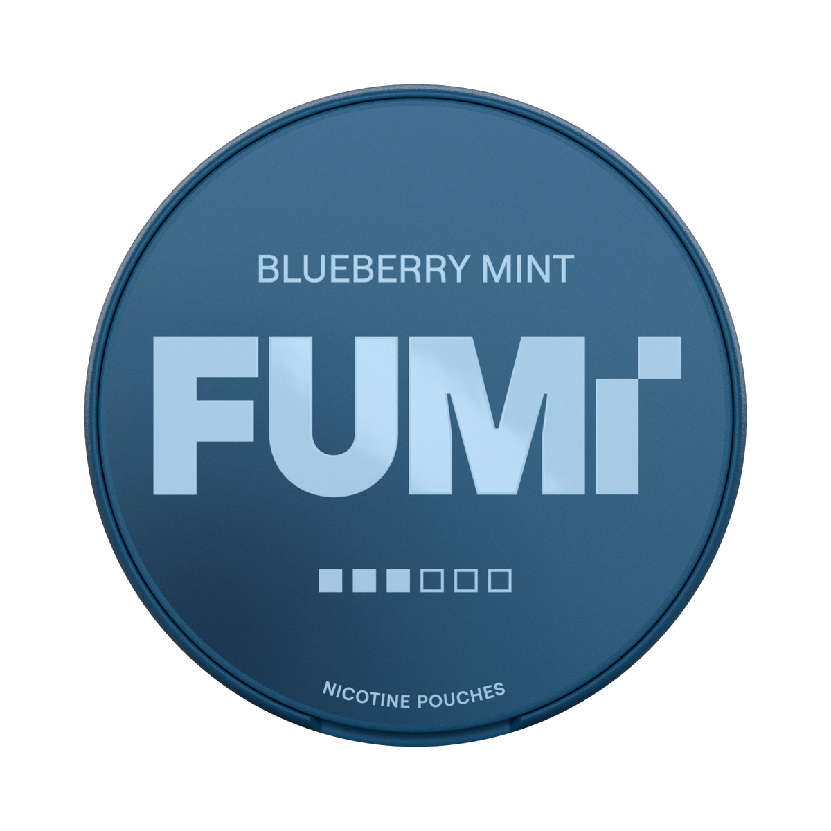 FUMi Blueberry Mint 8MG Three Dot Nicotine Pouches