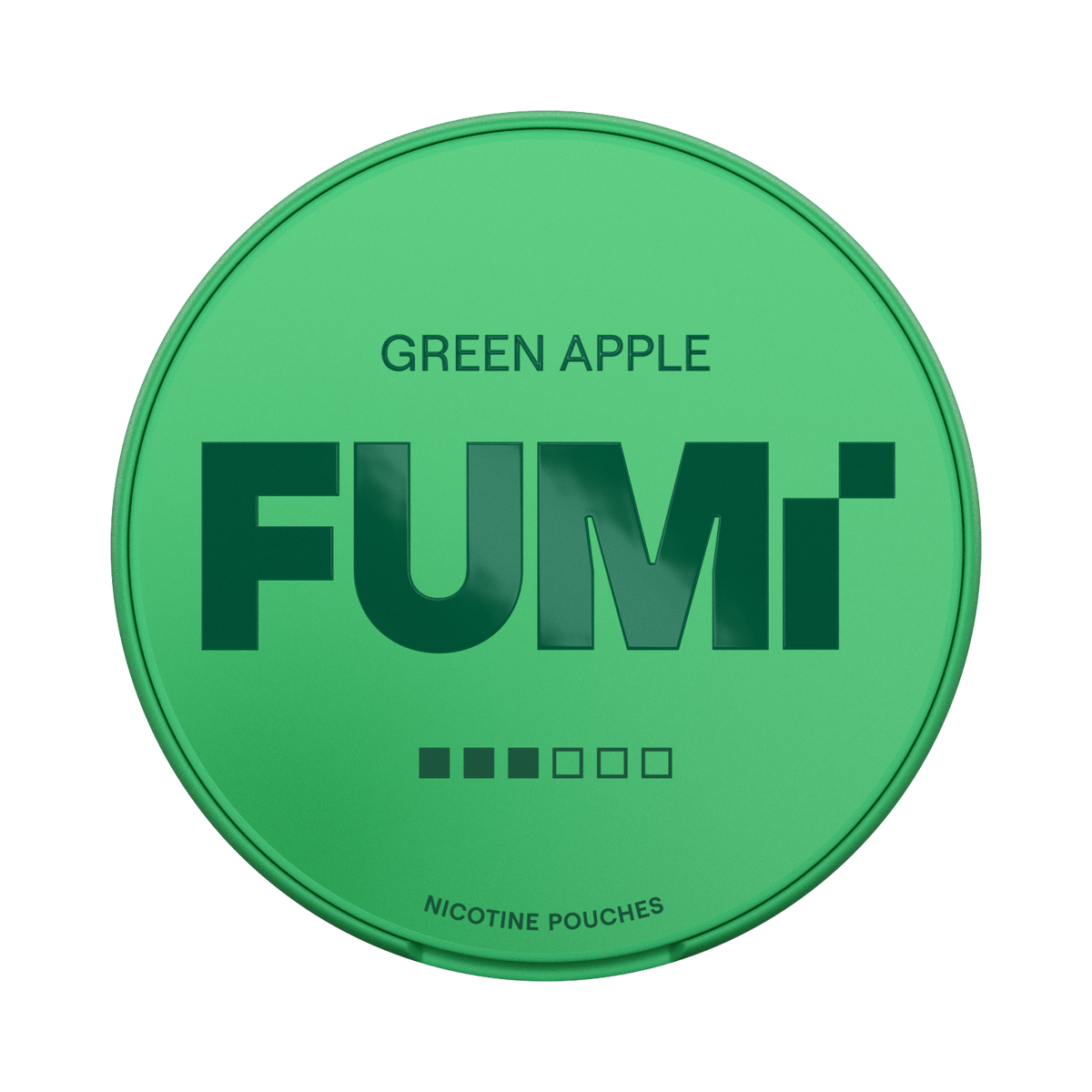 FUMi Green Apple 8MG Three Dot Nicotine Pouches