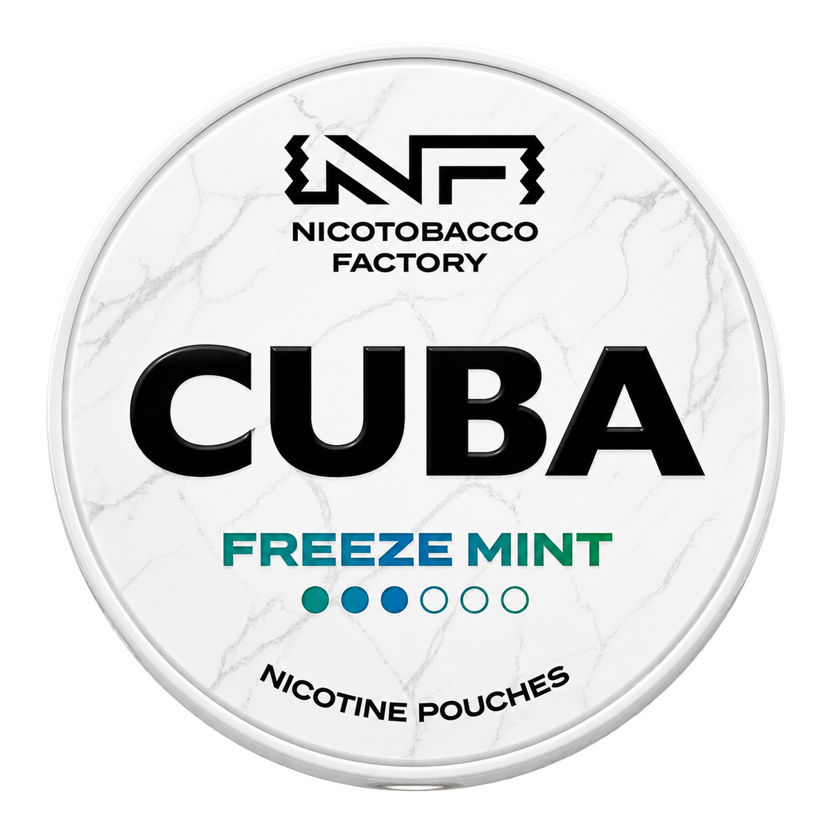 Cuba Freeze Mint 10.4MG Nicotine Pouches