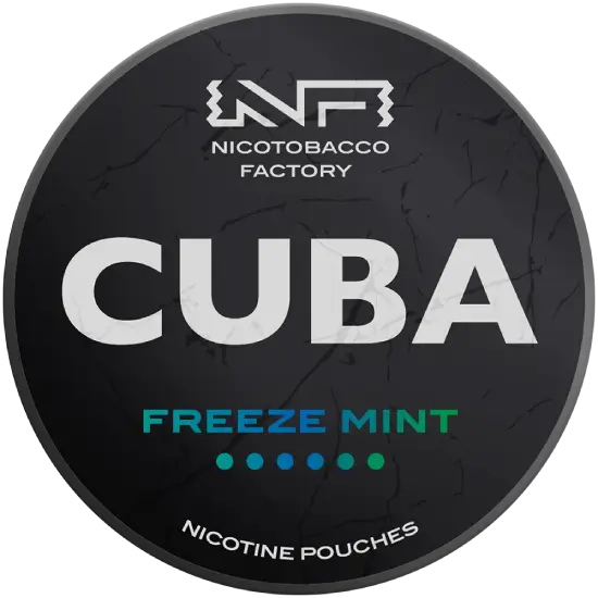Cuba Black Freeze Mint 43MG Nicotine Pouches