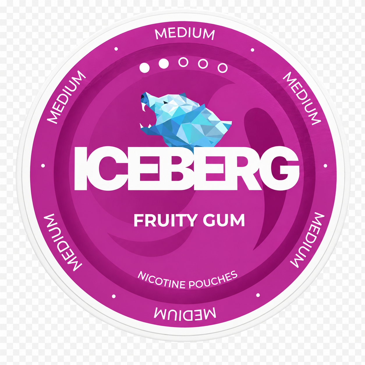 Iceberg Medium Fruity Gum 20MG Nicotine Pouches