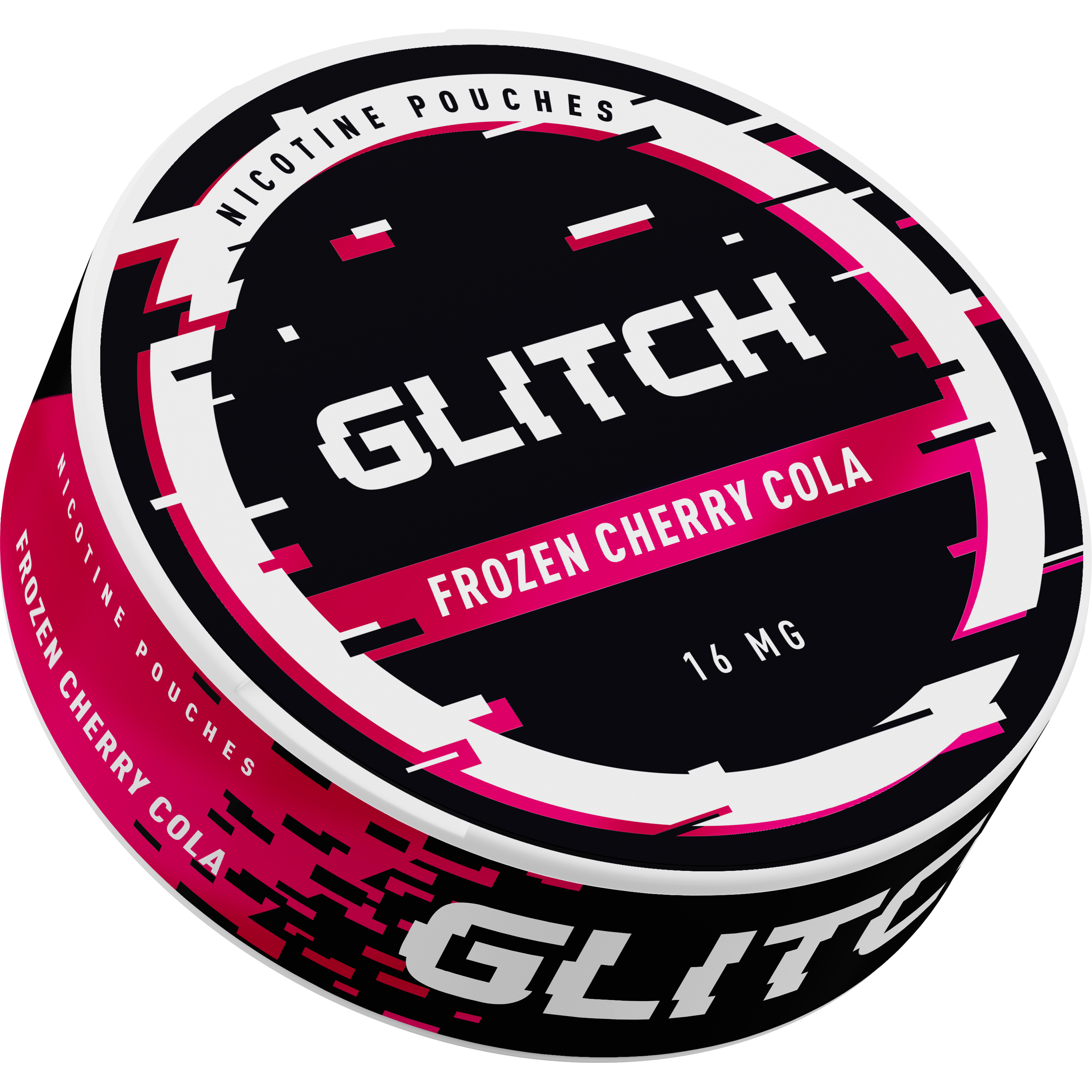 Glitch nicotine pouches in Frozen Cherry Cola