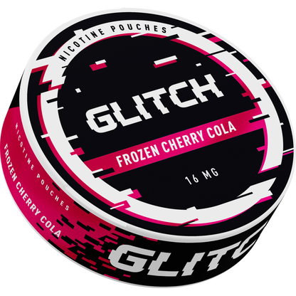 Glitch nicotine pouches in Frozen Cherry Cola