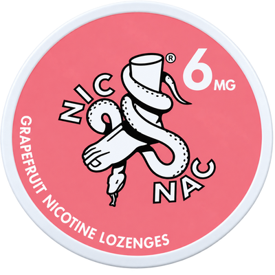 Nic Nac Grapefruit 6MG Nicotine Lozenges