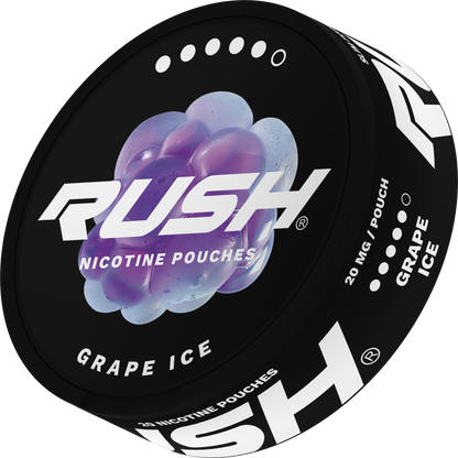 Rush Extreme Grape Ice Side View Nicotine Pouches