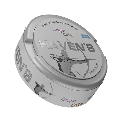 Havens Grape Cola Blue Nicotine Pouches