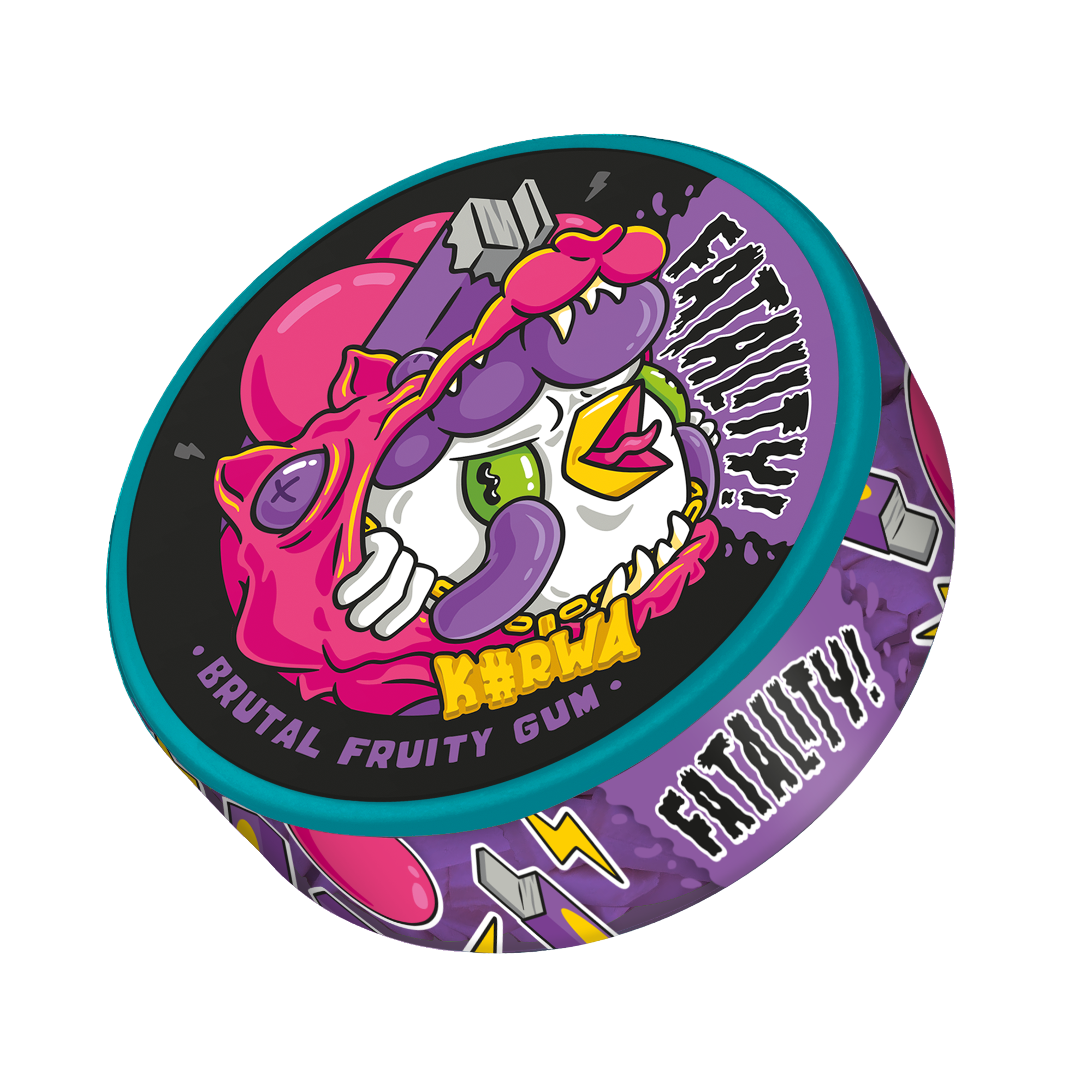 KURWA FATALITY Brutal Fruity Gum - pouchline