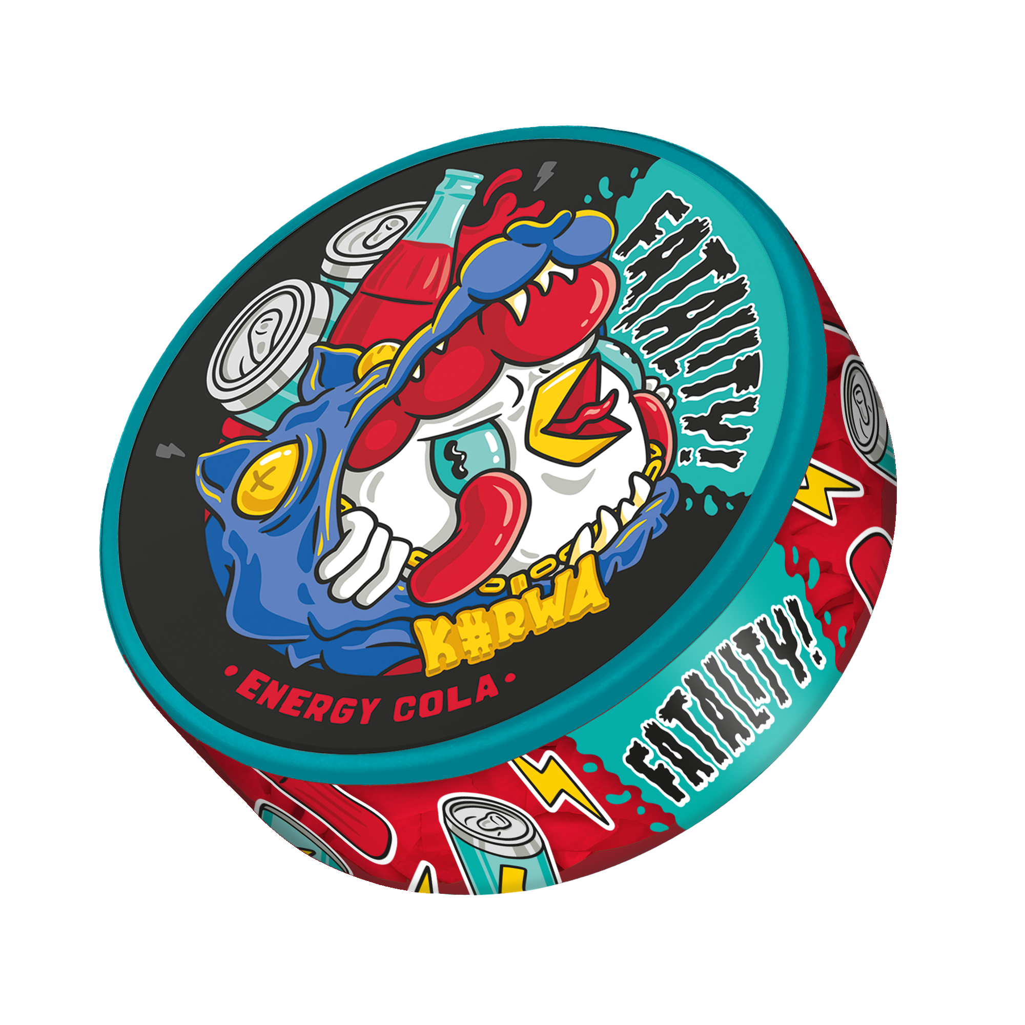 KURWA FATALITY Energy Cola - pouchline