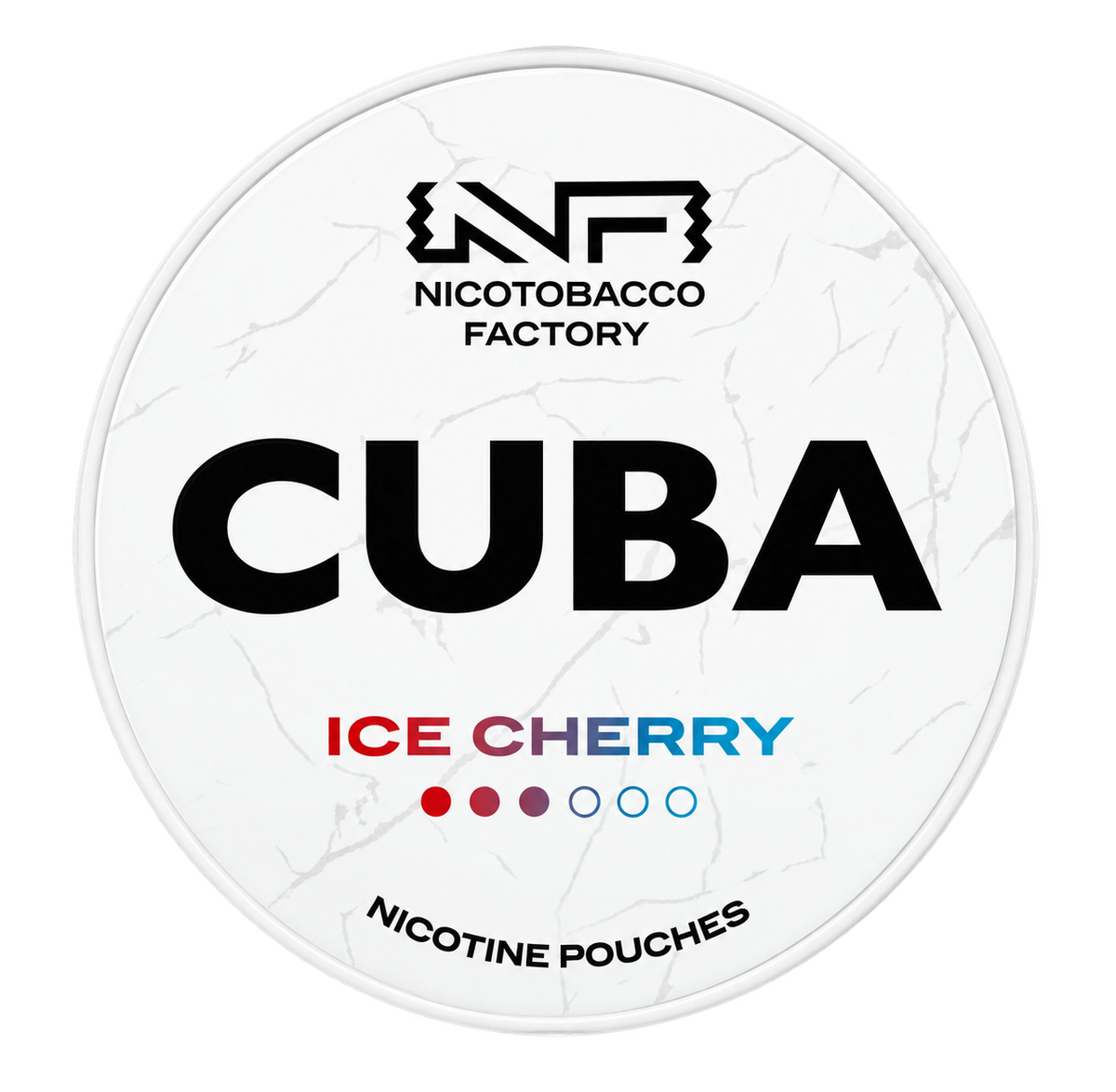 Cuba White Ice Cherry 10.4MG Nicotine Pouches