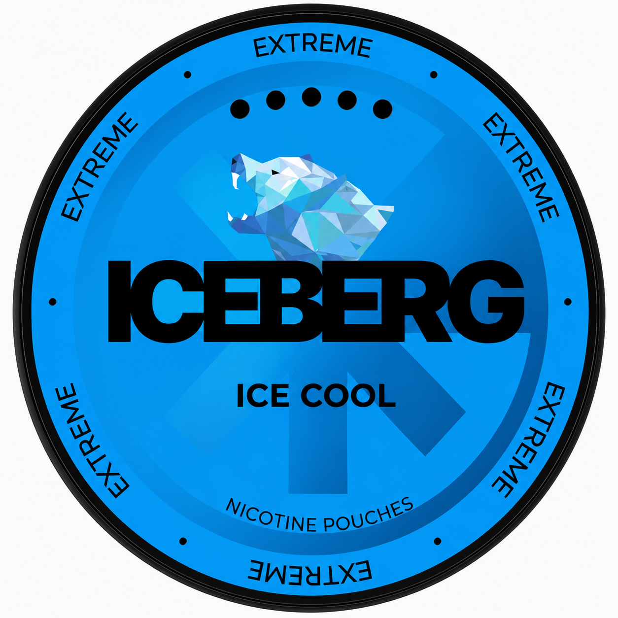 Iceberg Extreme Ice Cool Nicotine Pouches.