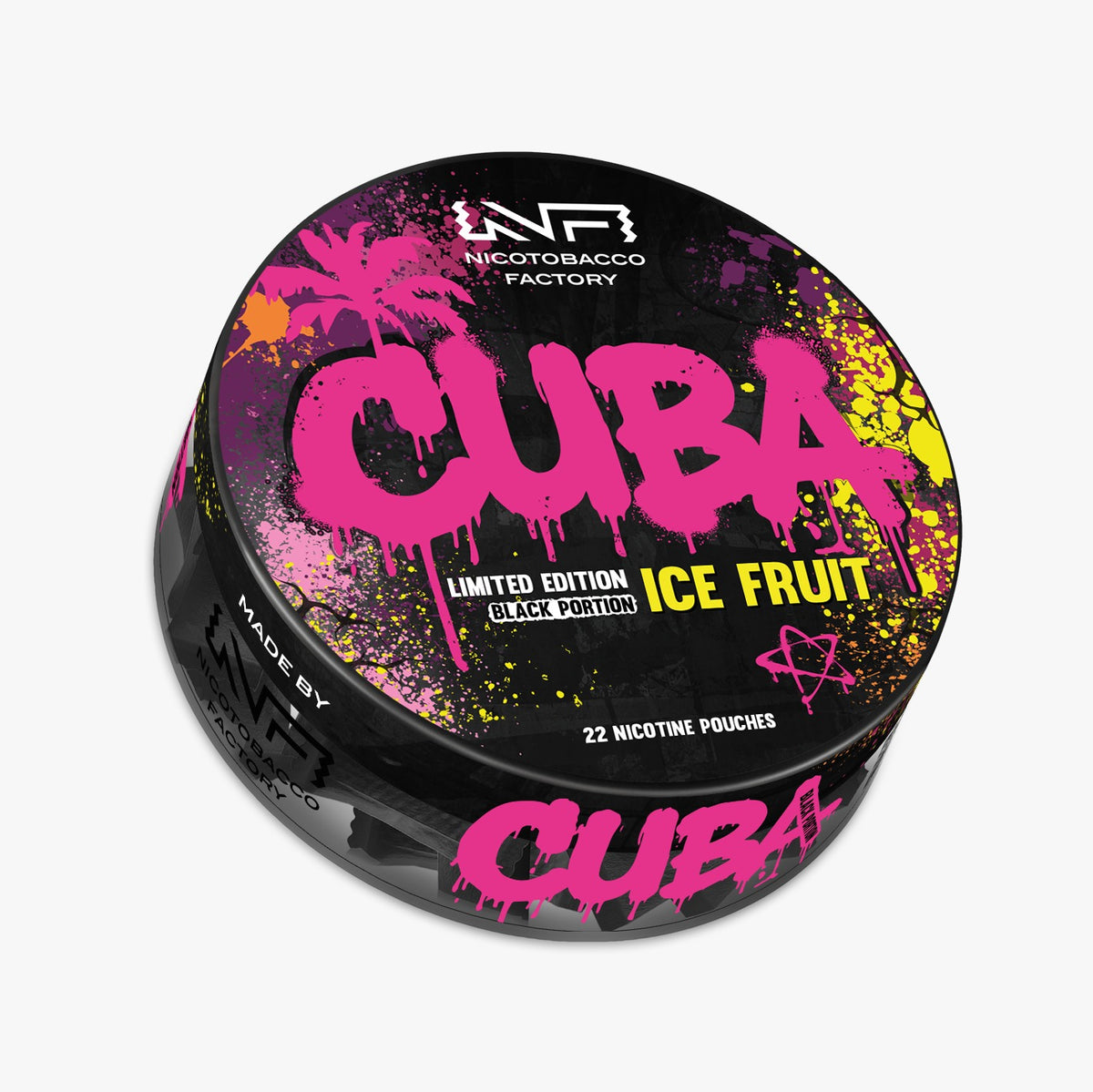 CUBA Ice Black Ice Fruit Limited Edition Nicotine Pouches