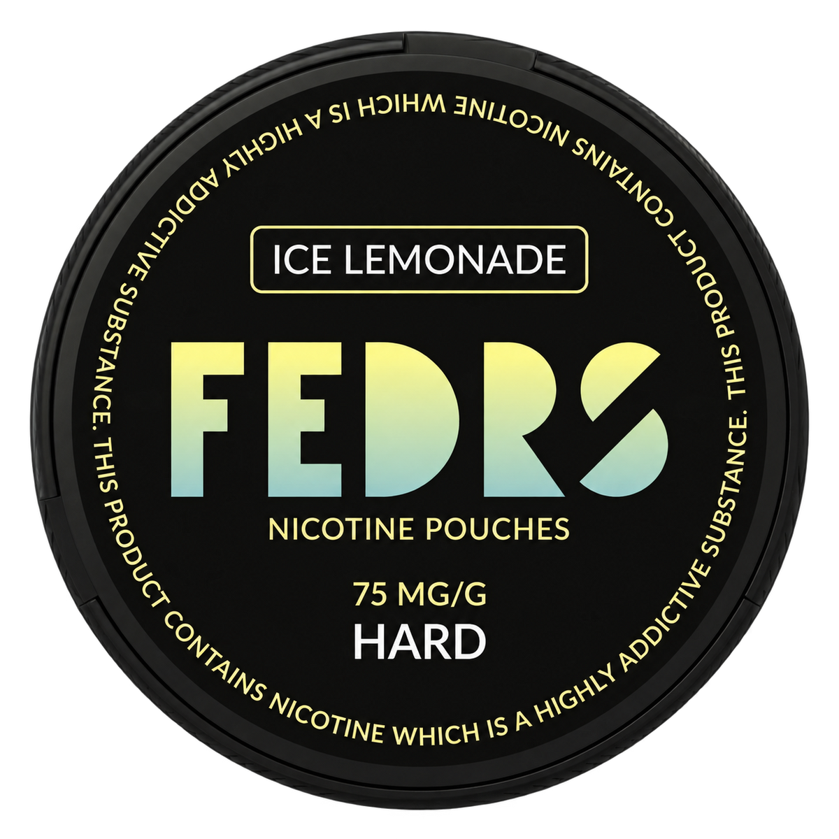 FEDRS BLACK Ice Lemonade Hard 75MG Nicotine Pouches