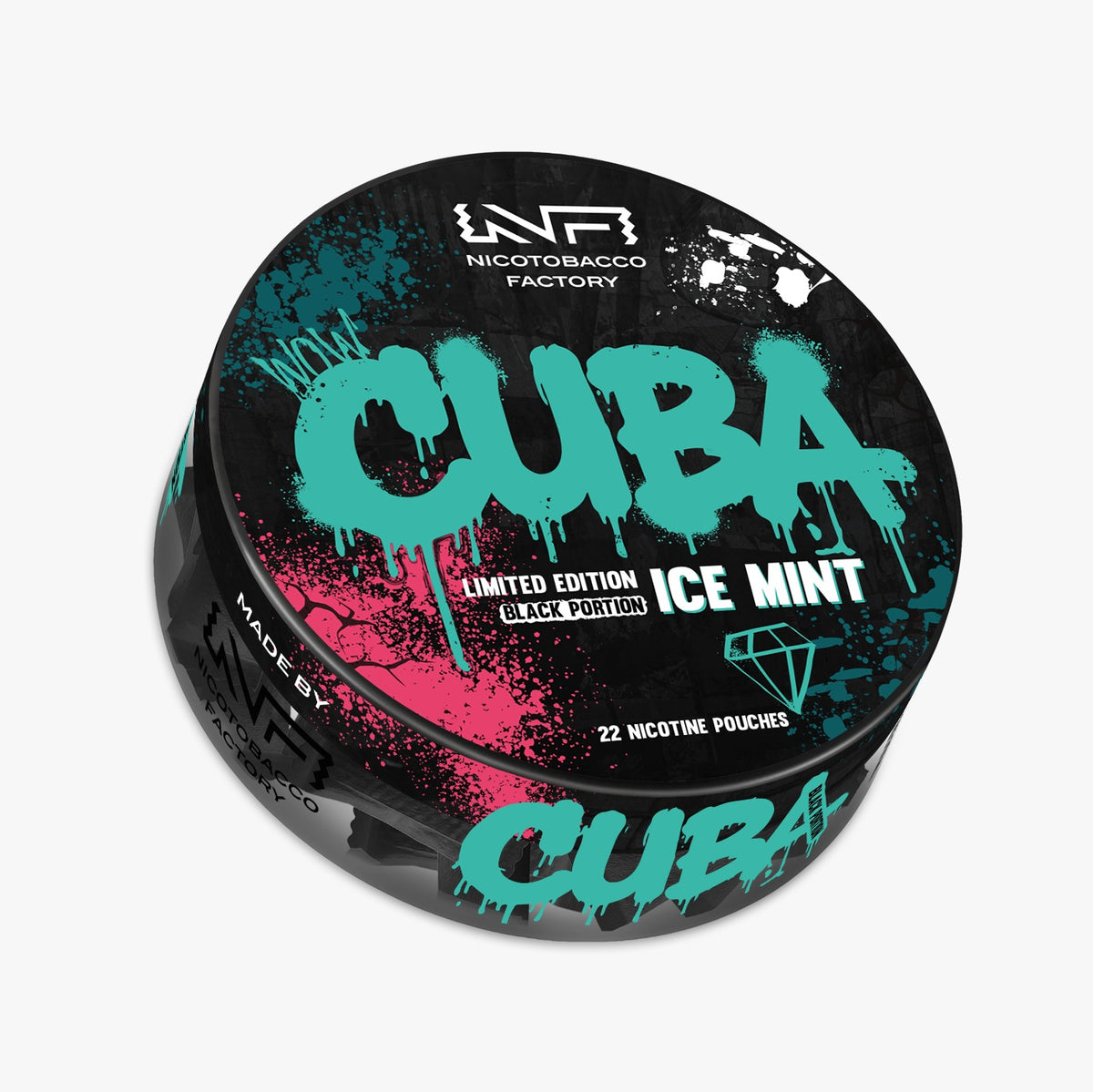 Cuba Ice Black Ice Mint Limited Edition Nicotine Pouches