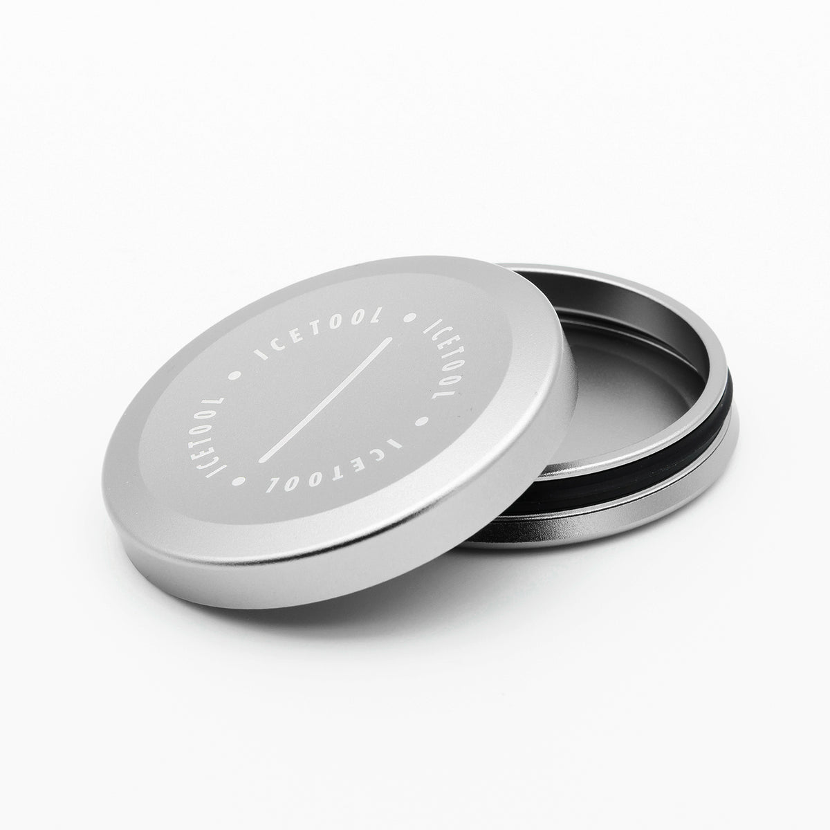 Icetool Mini Can Silver Nicotine Pouches Refill Tin Open View