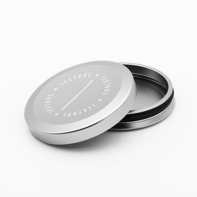 Icetool Mini Can Silver Nicotine Pouches Refill Tin Open View