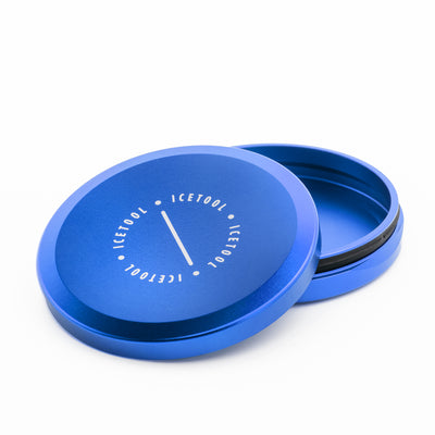 Icetool Slim Can Navy Blue Nicotine Pouches Refill Tins Open View