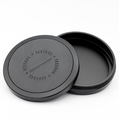 Icetool Slim Can Leatherface Black Nicotine Pouches Refill Tin Open View