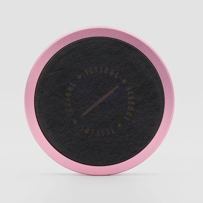 Icetool Slim Can Leatherface Candy Pink Black Nicotine Pouches Refill Tin Front View.