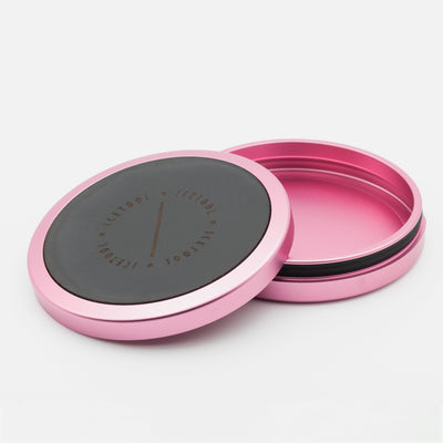 Icetool Slim Can Leatherface Candy Pink Black Nicotine Pouches Refill Tin Open View